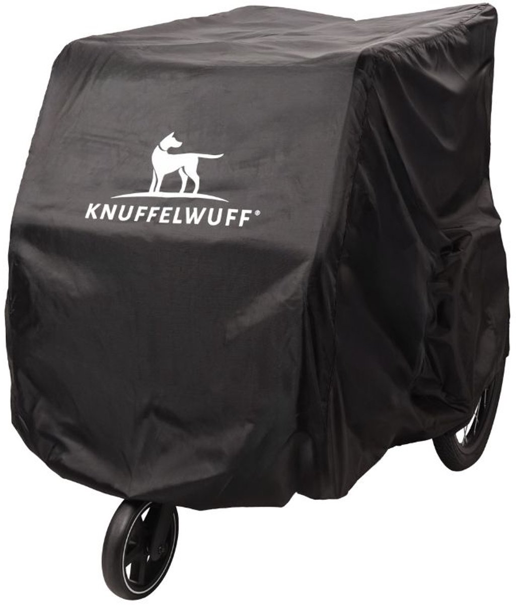 Knuffelwuff beschermhoes Cruvado – weerbestendige beschermhoes voor hondenaanhangers voor de fiets, incl. transporttas