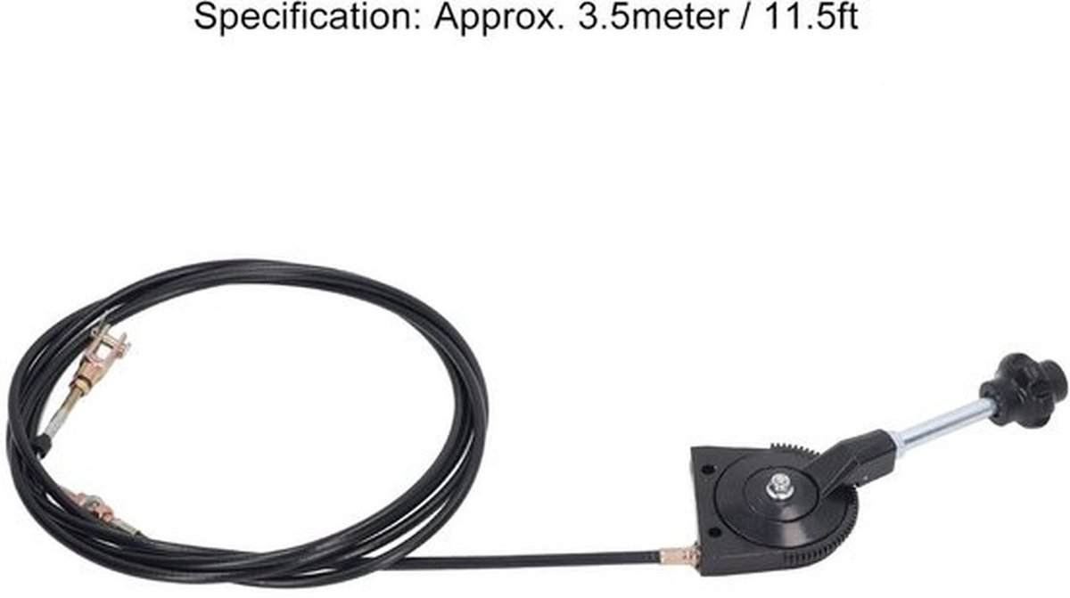 Handgas Kabel 3.5m - Universele Vervanging - Flexibel Ontwerp - Niet-vervormend - Eenvoudige Installatie - Verbeterde Controle - Gaskabel
