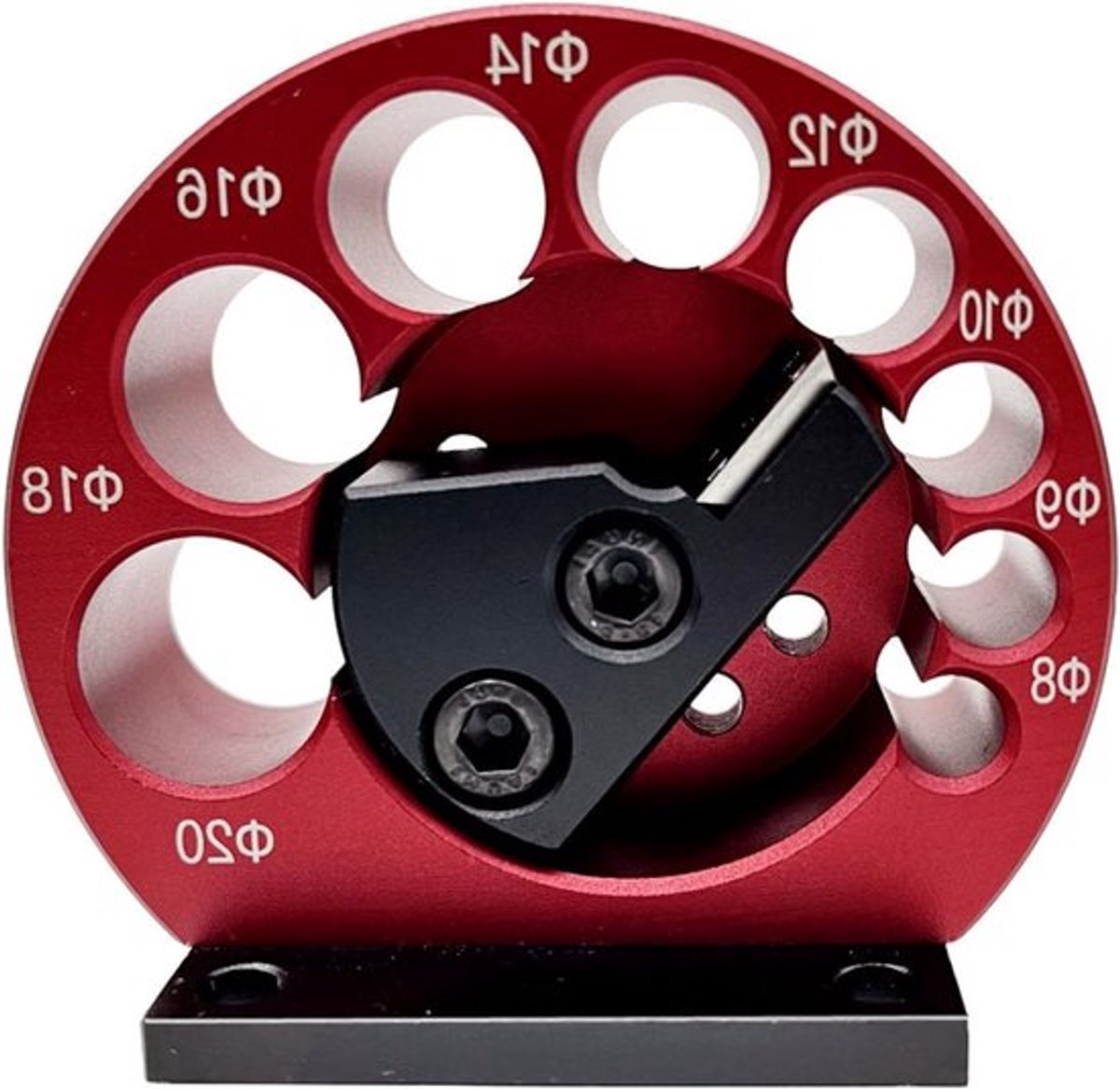 Verstelbare Dowel Maker Jig Kit voor 8mm tot 20mm, 8 Gaten Dowel Cutter Plaat met Carbide Mes, Aluminium Legering Boor en Schuur Tool voor Houten Staven en Meubelprojecten