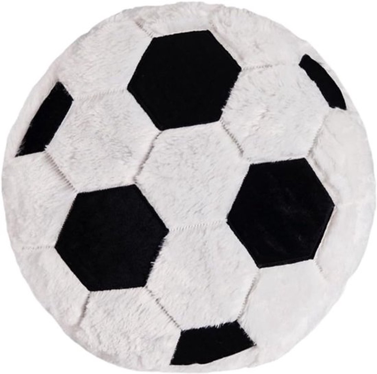 Zachte Fluffy Voetbal Kussen van 35 cm, Decoratief Pluche Speelgoed, Perfect als Cadeau voor Kinderen en Sportliefhebbers, Ideaal voor Thuisdecoratie