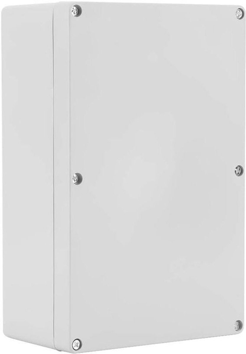 - Waterdichte kunststof aansluitdoos - Projectbehuizing - Wit - Doe-het-zelf - Geschikt voor elektrische bedrading - 230 x 150 x 85 mm.