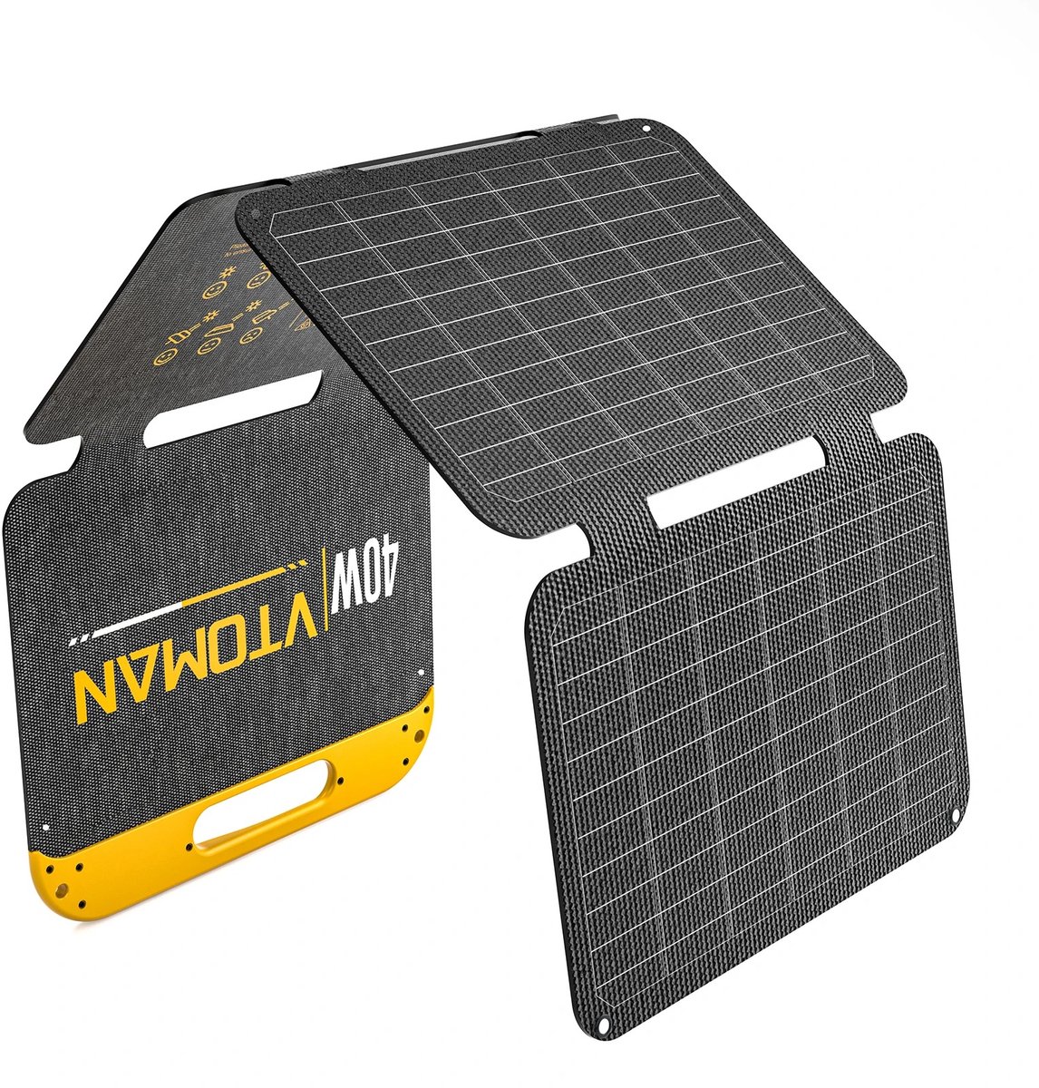 Archi Opvouwbaar Zonnepaneel 40W – Zonne-energie - IP67 Waterdicht – USB-C & USB-A – 25% Efficiëntie – Voor Kamperen en Reizen