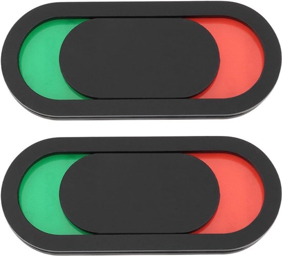 - Deurbord voor WC - Informatiebord - Rood Groen Schuif - Niet Storen - Zelfklevend - Voor Thuis en Kantoor - Vacant/Bezet Teken 2 stuks