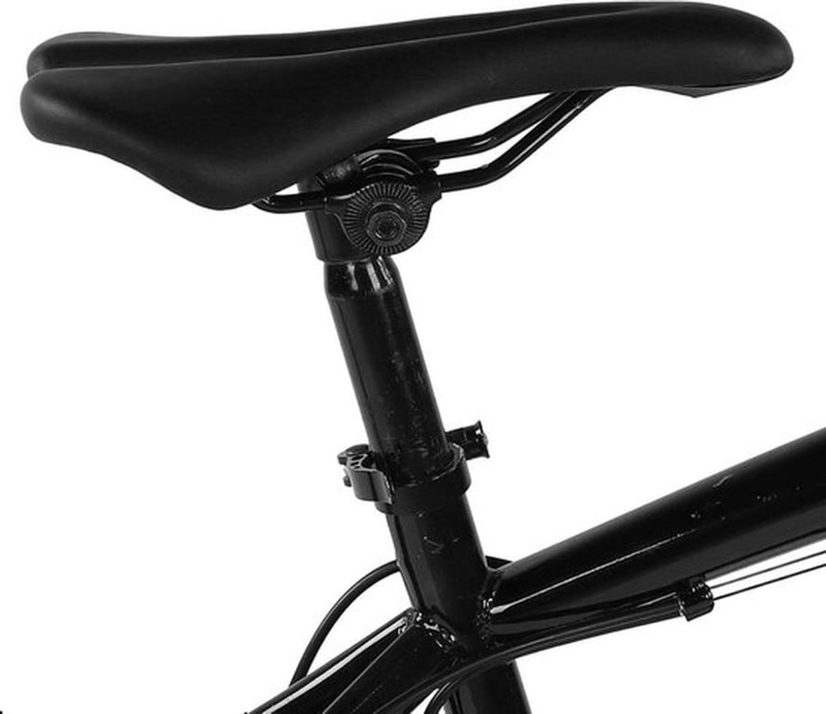Fietszitje met Hollow Design en Schokbestendigheid voor Mountainbike (zwart) - Fietsstoeltje voor Mannen en Vrouwen