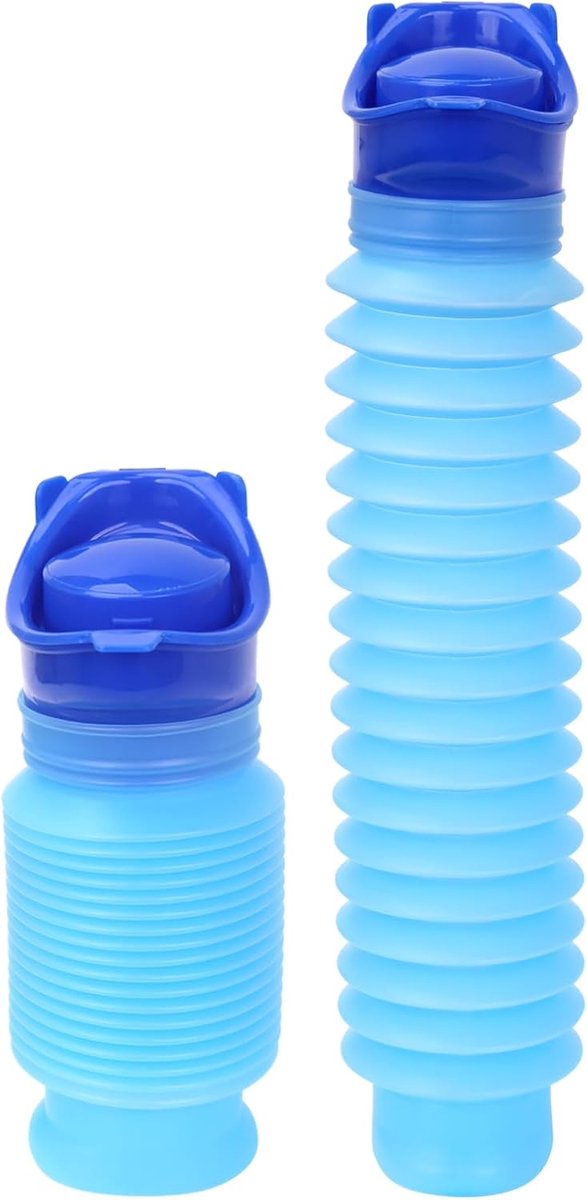 Draagbaar autourinoir 750 ml, unisex, noodurinoir voor kinderen, geschikt voor autoritten en files, opvouwbaar urinoir voor buiten