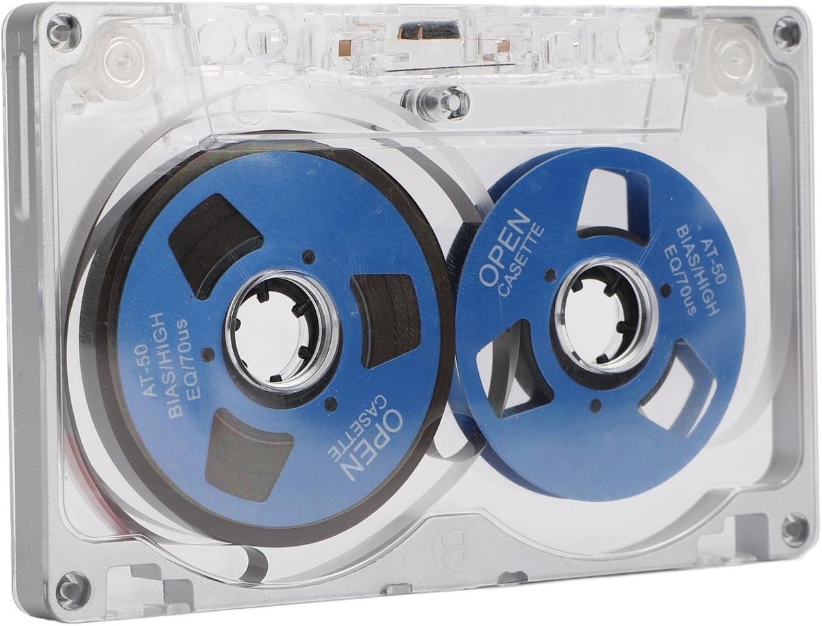 DIY Muziekopname Tape, 55 Minuten Geluidsopname, Aluminium Behuizing met Kleurrijke Wielen, ABS en Aluminium Legering, Perfect voor Creatieve Projecten en Geluidsregistratie