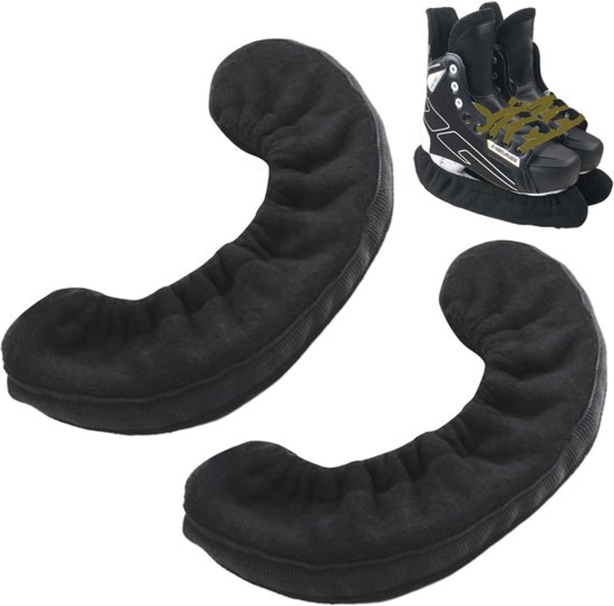 Schaatsaccessoires met Antislip Beschermhoes - Ultra Dunne Microvezel Schaatshoes voor Kunstschaatsen en Kinderen
