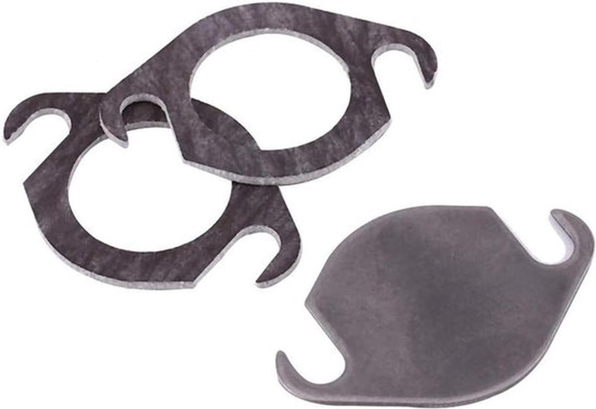 Roestvrij Stalen EGR-klep Blindplaat Kit en Pakking voor SEAT GALAXY TDI - Duurzaam en Betrouwbaar en Geschikt voor Modellen met TDI-motoren.