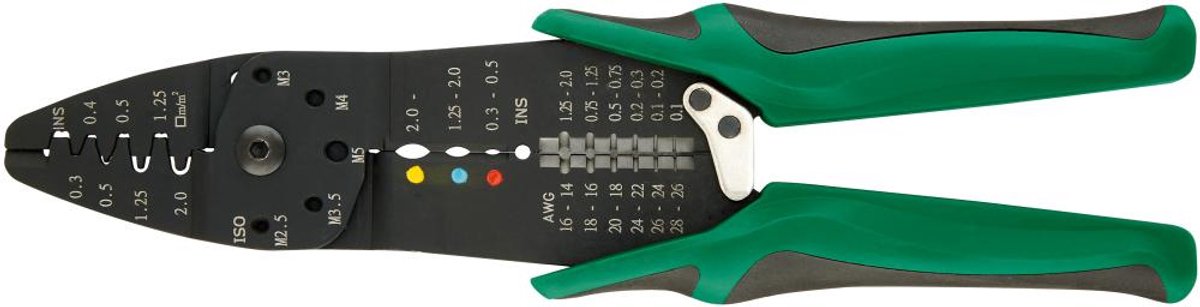 Krimptang voor geisoleerde kabelschoenen 0,5-6mm2 FORTIS