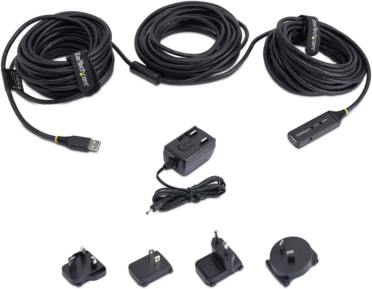 StarTech 20m USB 2,0 Actieve Verlengkabel - M/F