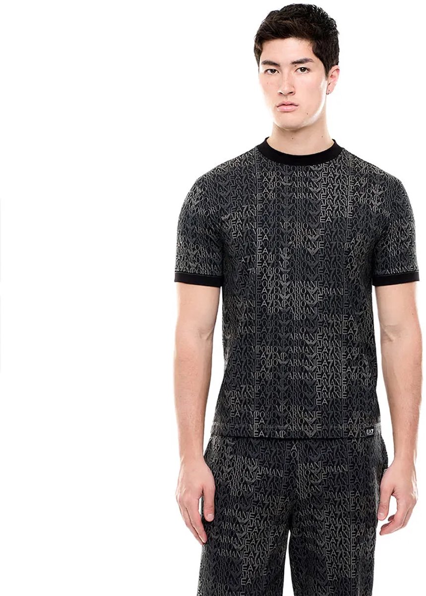 Ea7 Emporio Armani 7m002819_af12874 T-shirt Met Korte Mouwen Zwart S Man