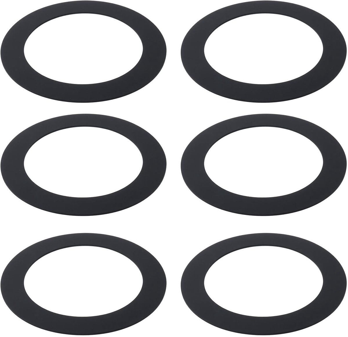 Dailygoods- Skimmer Pakking 6 Stuks - Rubber - 89x64x1mm - Compatibel