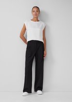 s.Oliver BLACK LABEL - Dames broek - Maat 38 - Vrouwen - ZWART - voering