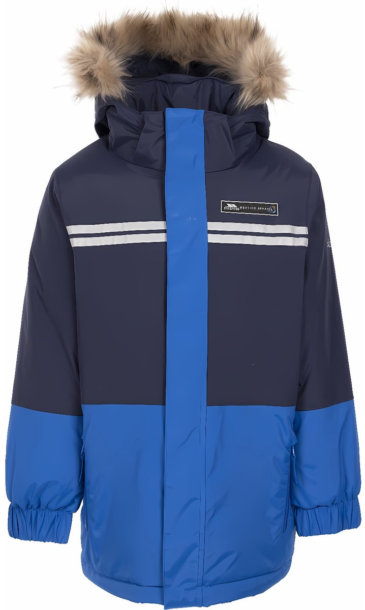 Trespass kinderwinterjas Laytone Rainwear Jacket -5/6 Marineblauw