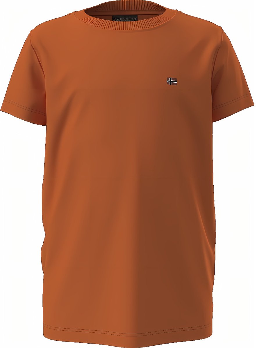 Napapijri kinder-T-shirt K Salis Ss 2 NP0A4GEH Pumpkin A68-158-164 Oranje