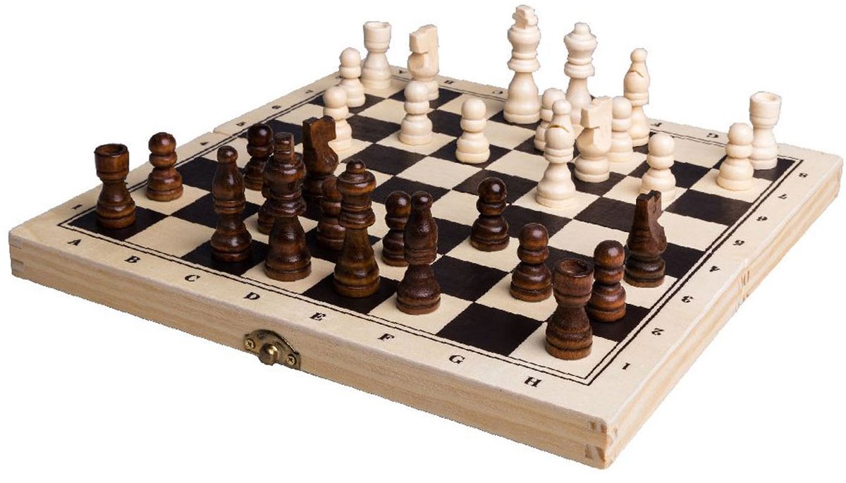 Clown Games - 3-In-1 Spellendoos - Hout — cadeau in Spellen & Speelgoed - foto 4