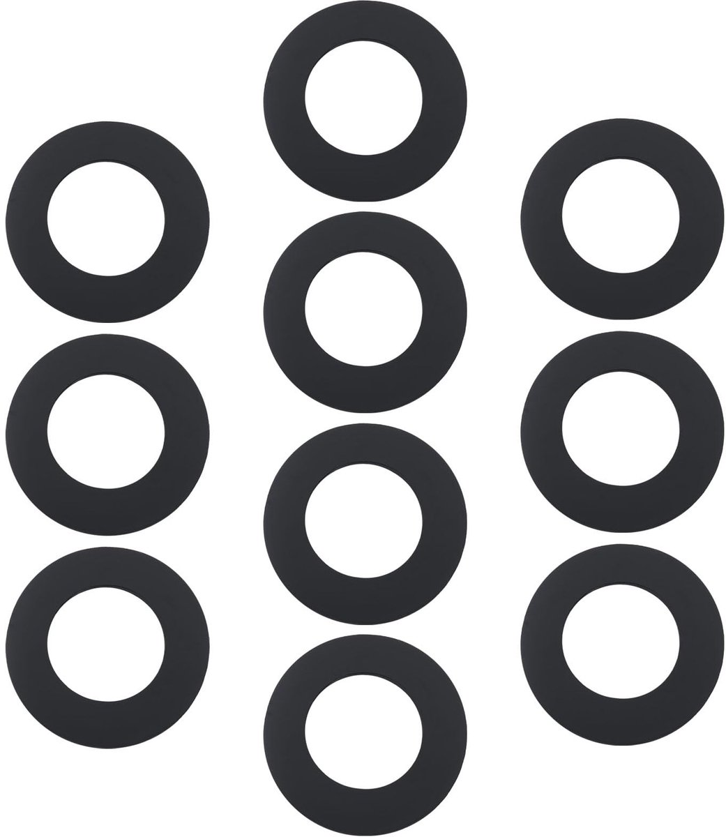Dailygoods- Tapwasmachine 10 Stuks - Nitrilrubber - Buitendiameter