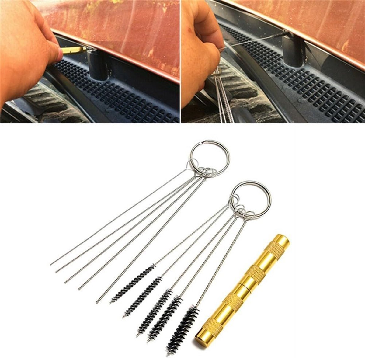 Wasmachine Jet Nozzle Cleaning Adjustment Tool, Beschermt Extra Fijne Naald,