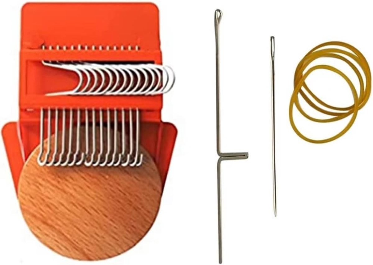 Kleine Speedweve Type Weave Tool Snel Mini Mending Hand Weaving Tool Reparatie Tool Kit Huishouden Eenvoudig te dragen Breien Machine Speedweave Stopper Machine