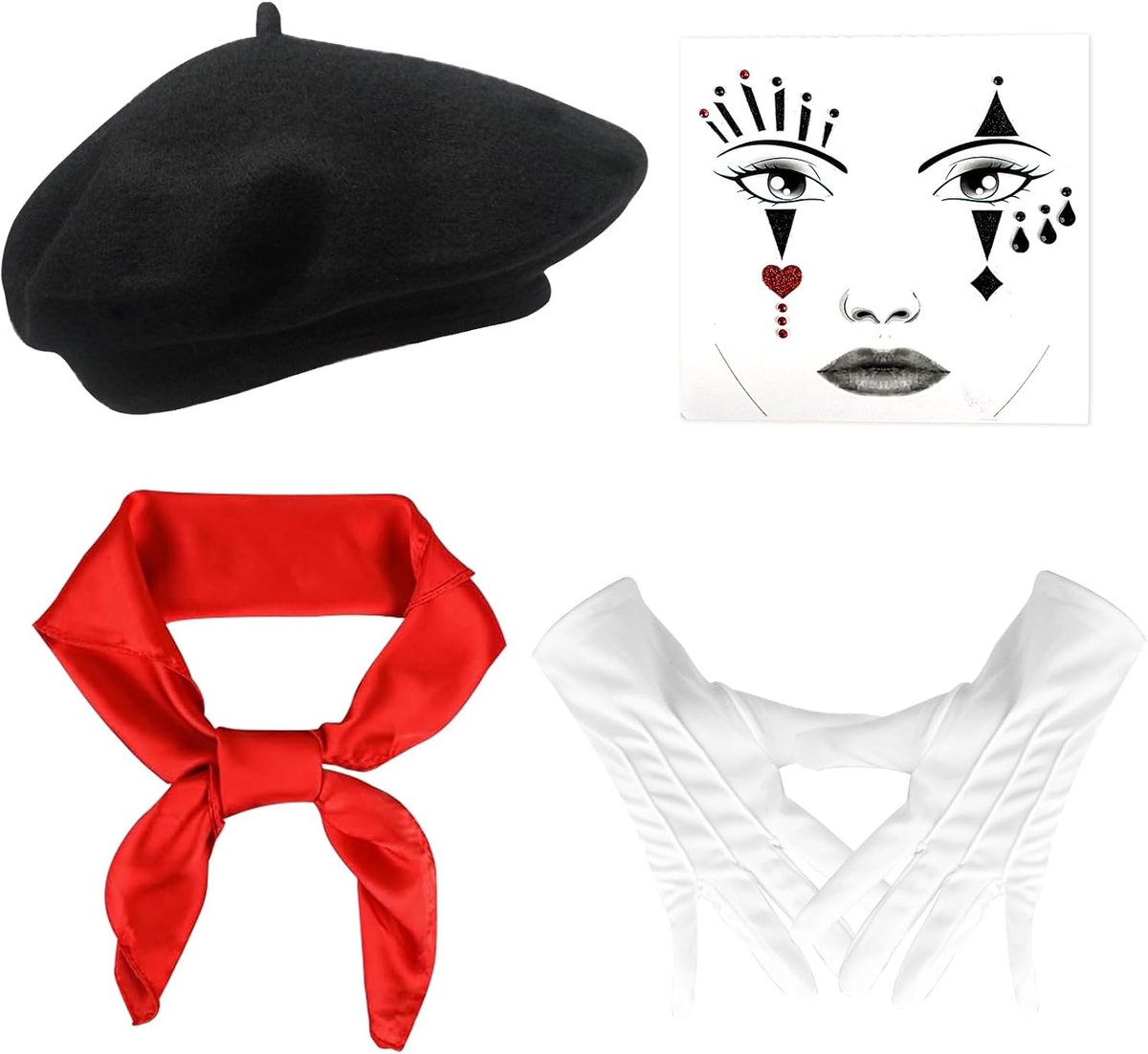 Kostuum voor dames, cosplay kostuumaccessoires, voor carnaval, Halloween en themafeesten