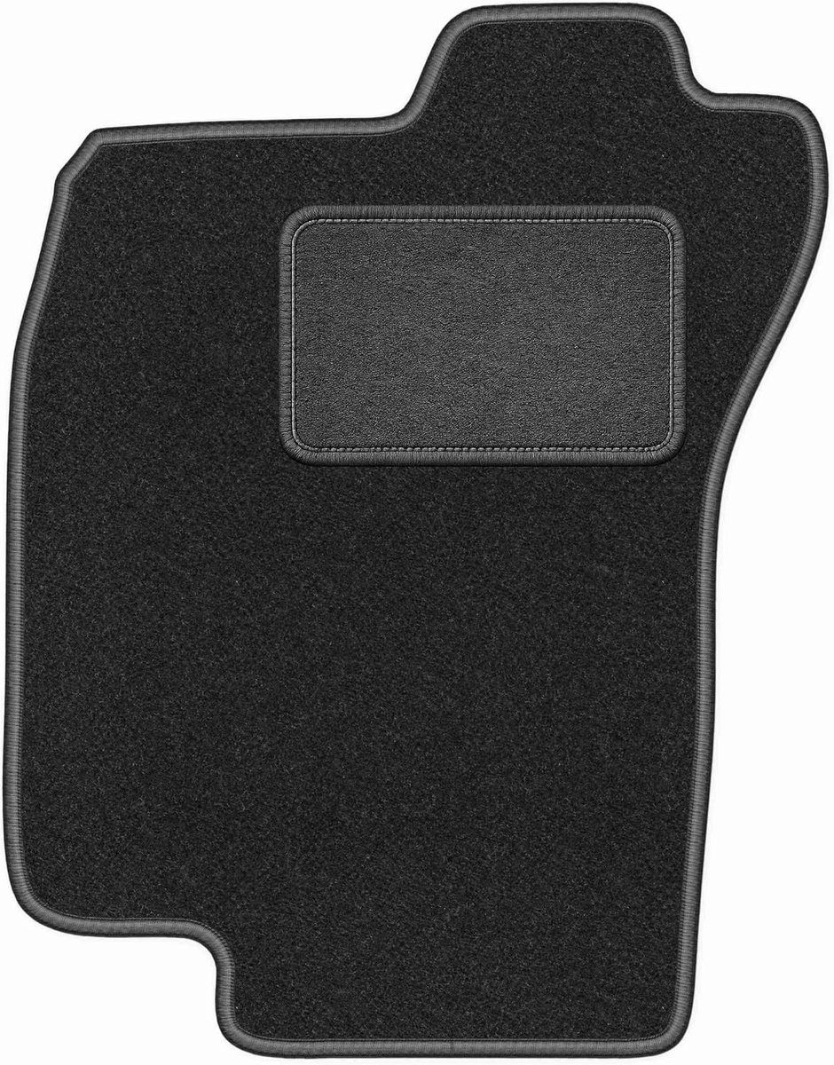 Velours bestuurdersmat geschikt voor FIAT Tempra Combi, Limousine 1990-1999 - 1-delig, grafiet, rubberen onderkant