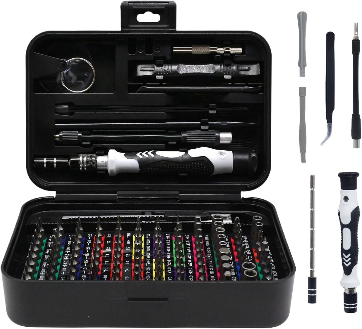 Schroevendraaierset Voor Elektronica Multifunctionele Tijdbesparende | Draagbare Elektronica Schroevendraaier Tijdbesparende Set, Brillenreparatie, Computer, Horloge
