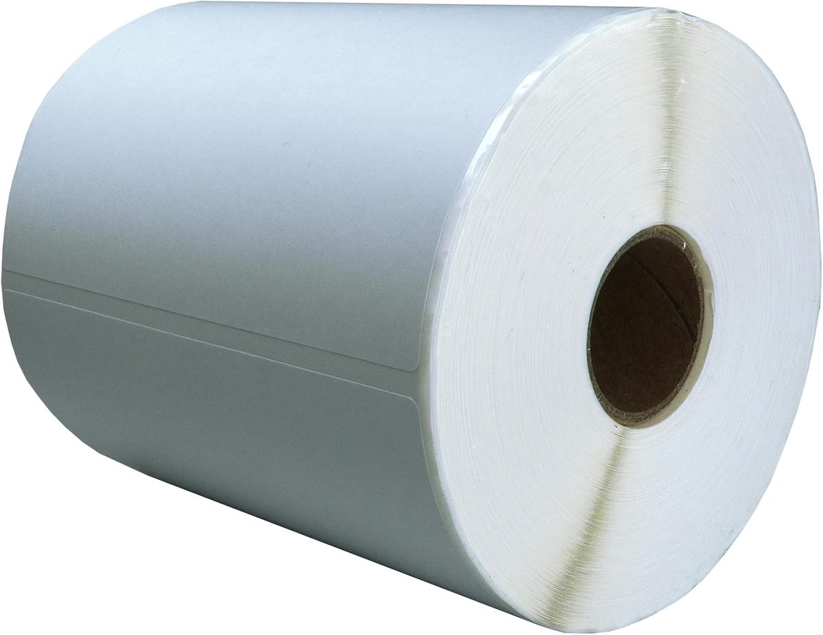 Zebra etiketten 102x210mm - wit - permanent - ideaal voor verzendetiketten - SnelShoppen