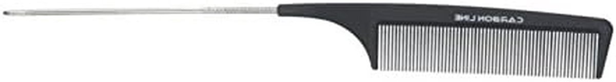 Haarkam - Stylingkam Professionele kam - Haarstyling - Carbon pua ijzer - 235 mm - Zwart
