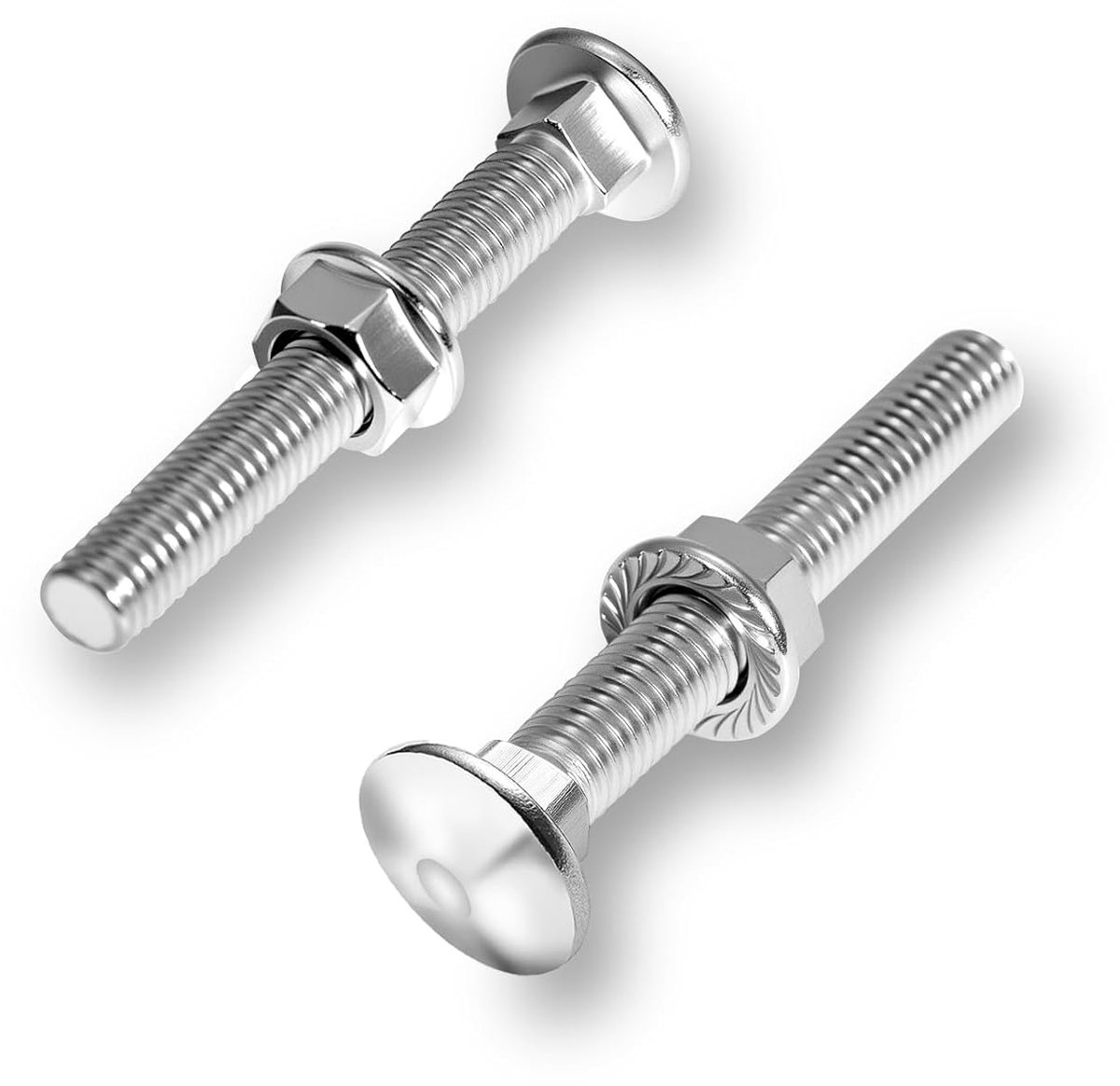 30 stuks slotschroeven M8 x 40 mm slotschroeven DIN 603 met zeskantige flensmoer M8 moer torbandschroeven veel gebruikt in elektronica, machinebouw, bouw, woondecoratie
