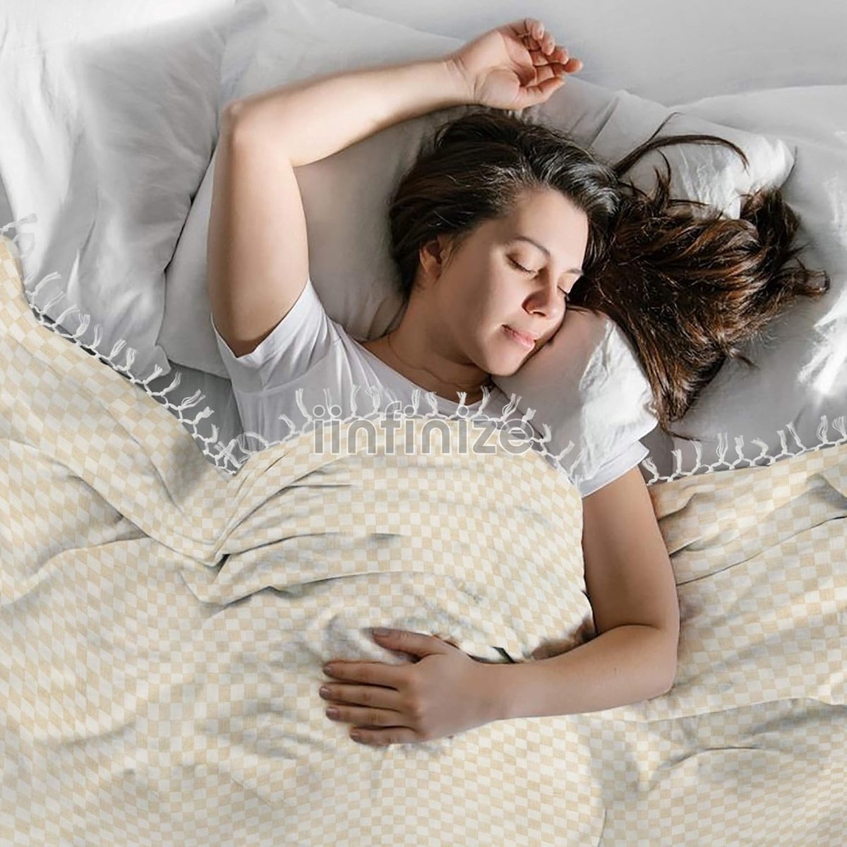 Dekbedovertrek 50x90 Inch - Katoen - Etnisch Handgeweven - Perfect voor woonkamer - SnelShoppen