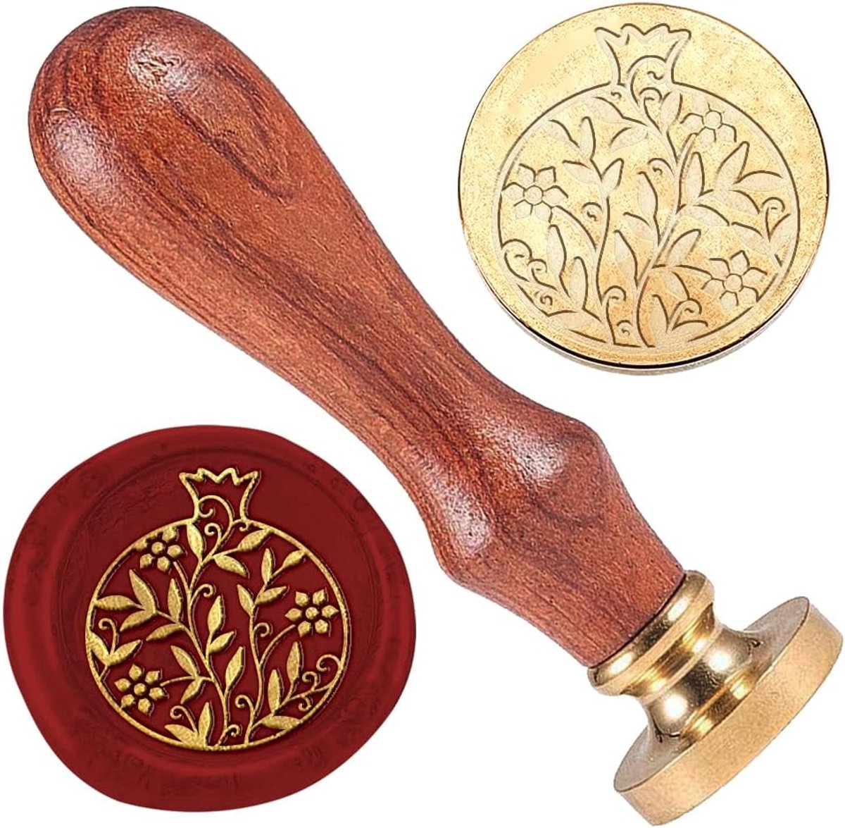 Waszegel reliëf stempel voor bruiloftsuitnodigingen afneembare messing stempelkop 25 mm voor enveloppen, geschenkverpakking, decoratie