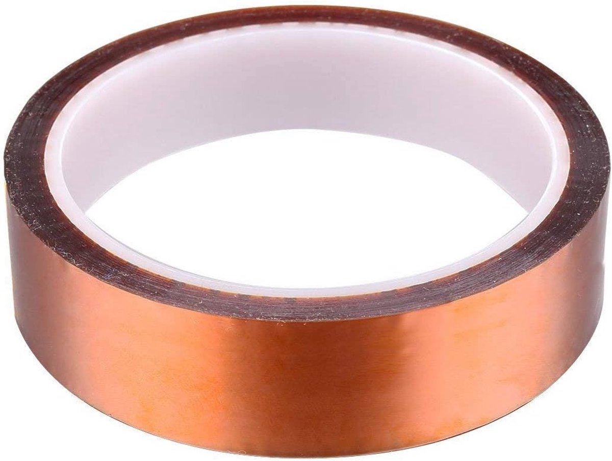 40 mm x 33 m polyimide, hittebestendig, goudkleurig plakband voor 3D-printerplatform/elektrische taak/lastaak