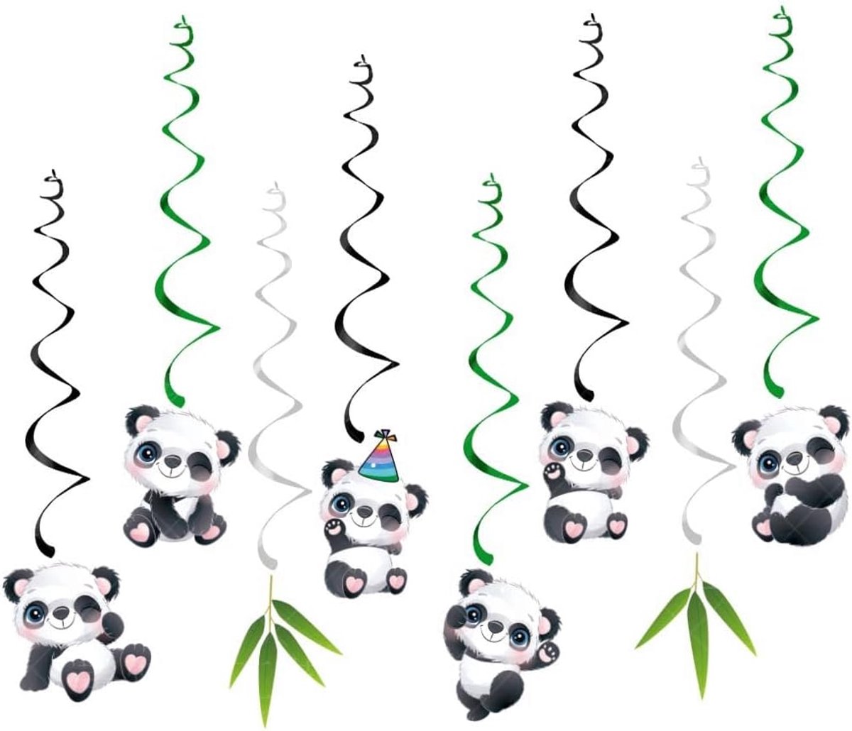 Verjaardagdecoratie Panda - Happy Birthday Panda Thema - Papieren Banner - Feestelijke sfeer voor kinderen - SnelShoppen