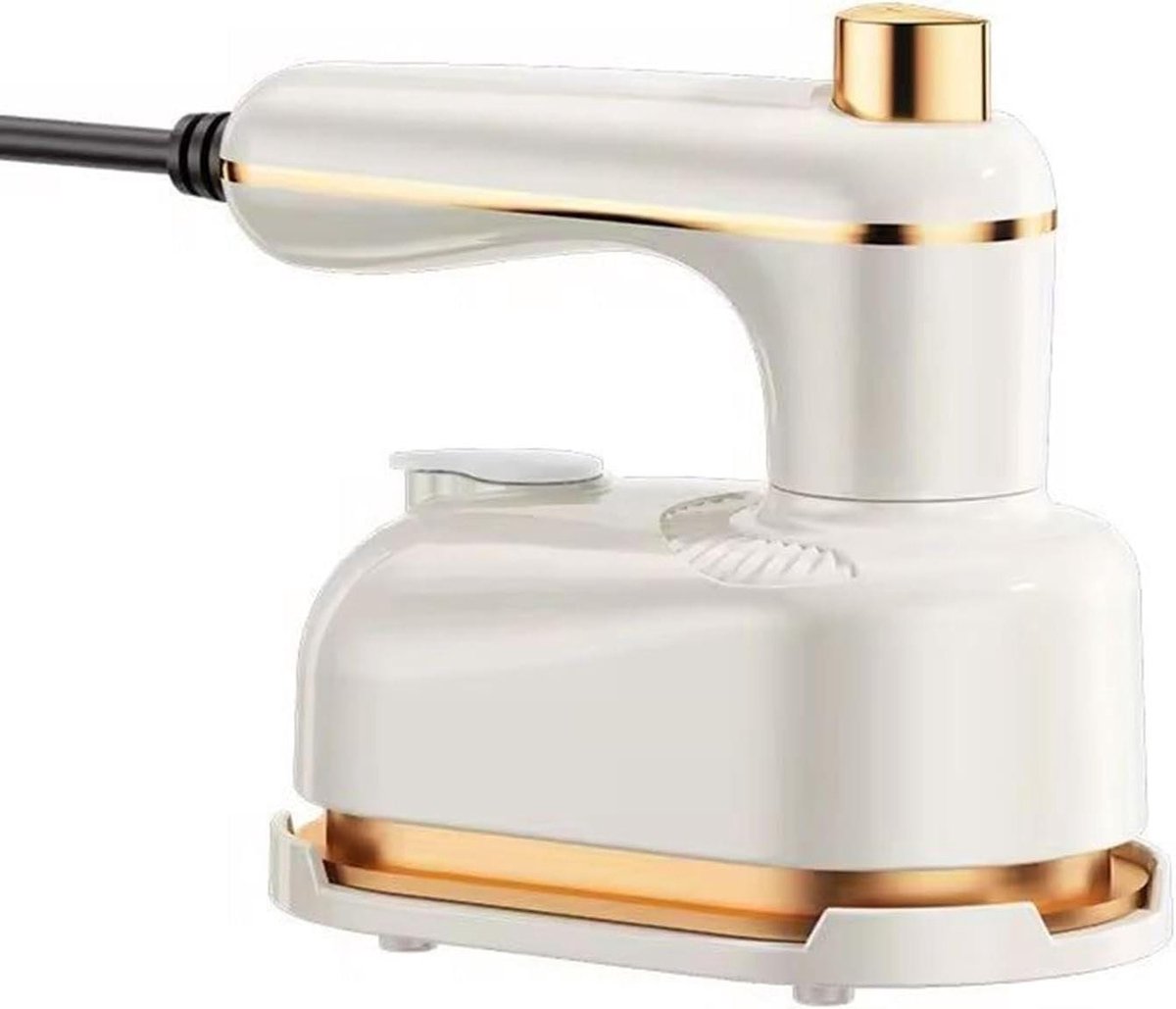 Kledingstoomboot Handheld - Stoomstrijkijzer Draagbaar - Kreukels Verwijderen - Snel Verwarmend - 50 ml - Beige