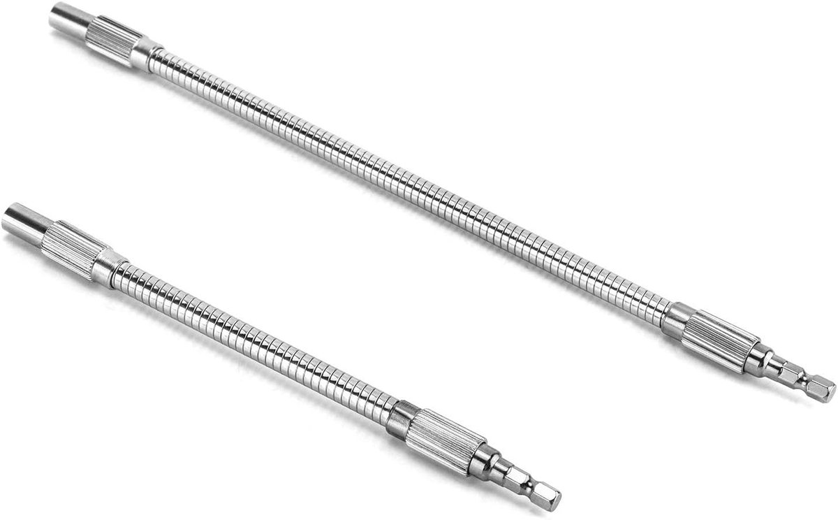 Flexibele Schroevendraaier - Soft Shank 200mm & 300mm - Uiterst flexibel - Ideaal voor moeilijk bereikbare plekken - SnelShoppen