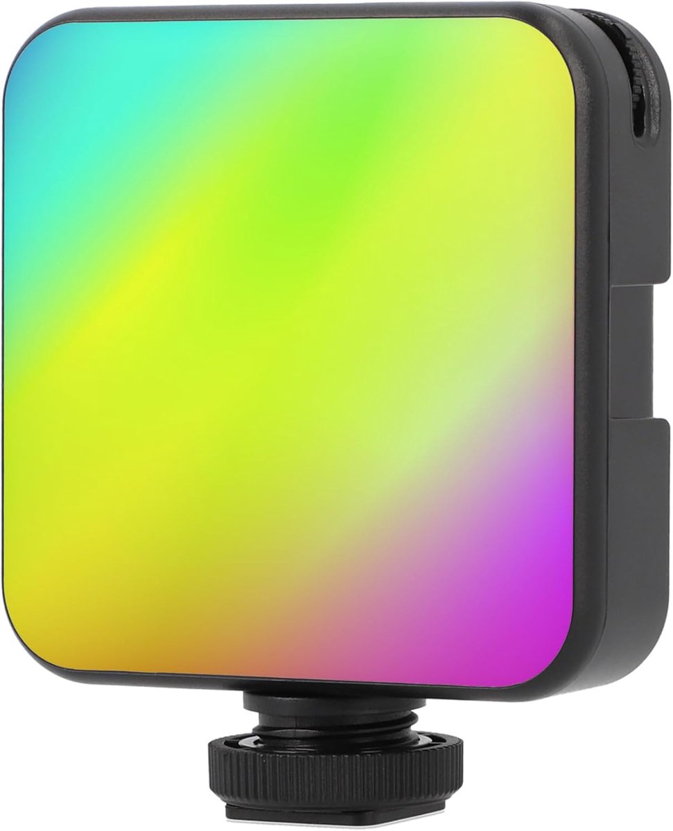RGB videolamp - 20 creatieve lichteffecten - 2000mAh batterij - ideaal voor fotografie - SnelShoppen