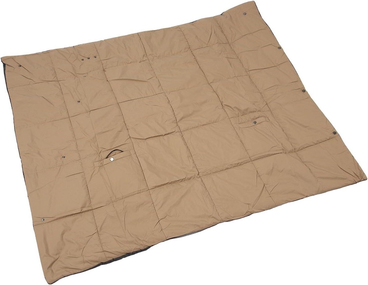 Verwarmde Deken - Elektrische Sjaal - Warm Blijven - 6 Warmte Zones - 136 x 110 cm - Kaki