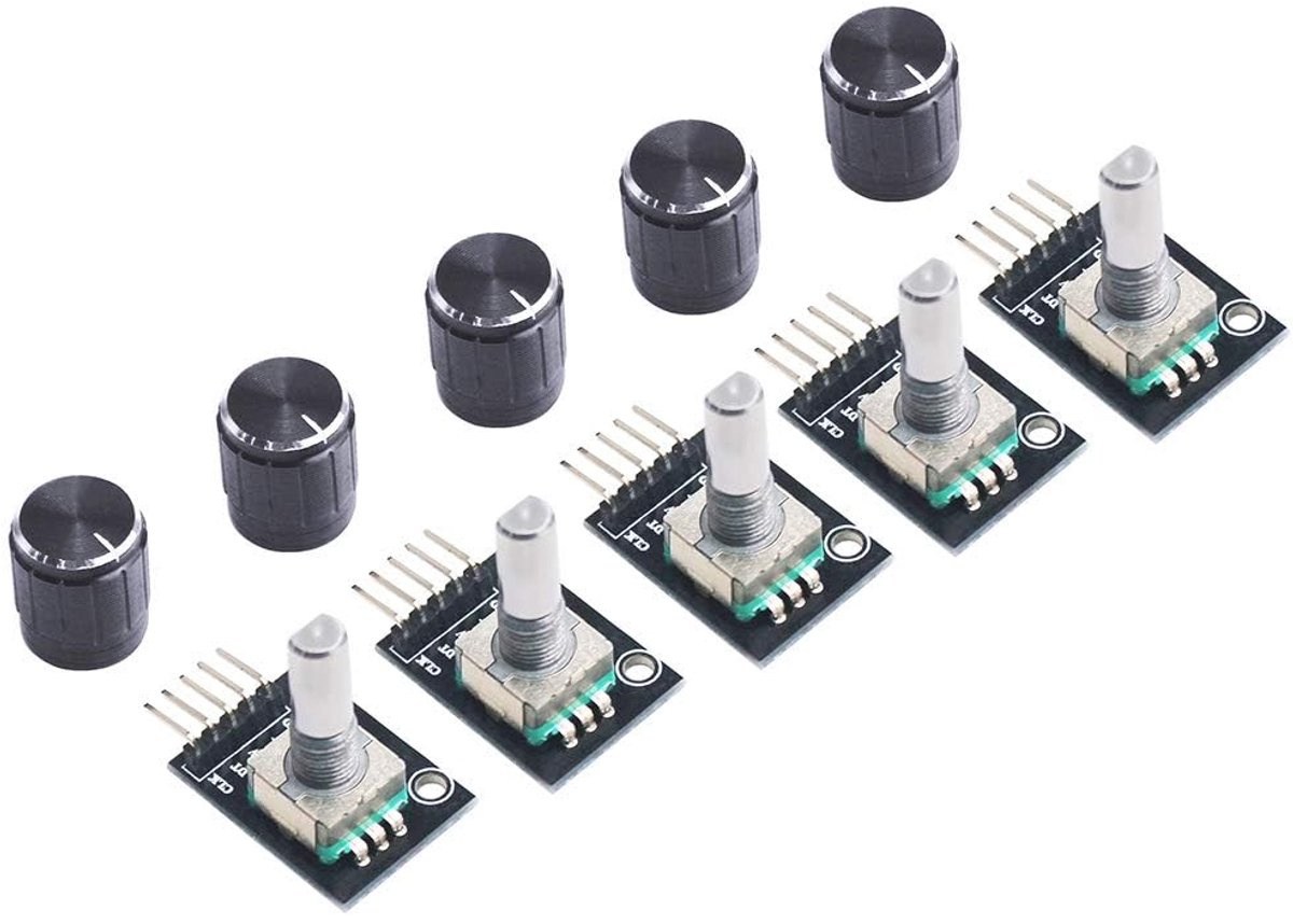 Rotary encoder module 360 graden - 5V - 20 pulsen per omwenteling - ideaal voor precisieprojecten - SnelShoppen