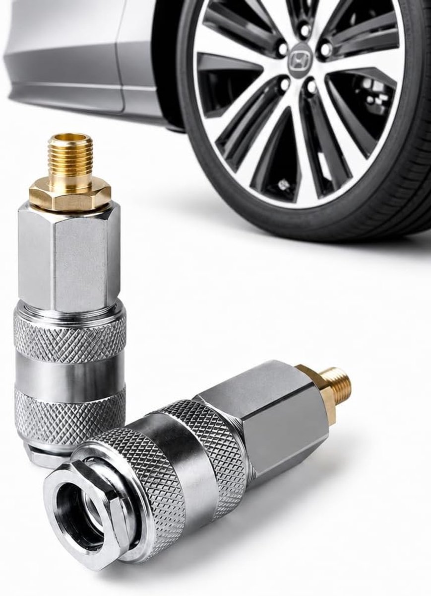Controleventielen 1/4 inch - Staal - Roestbestendig - Voor luchtcompressor - ShopVlot