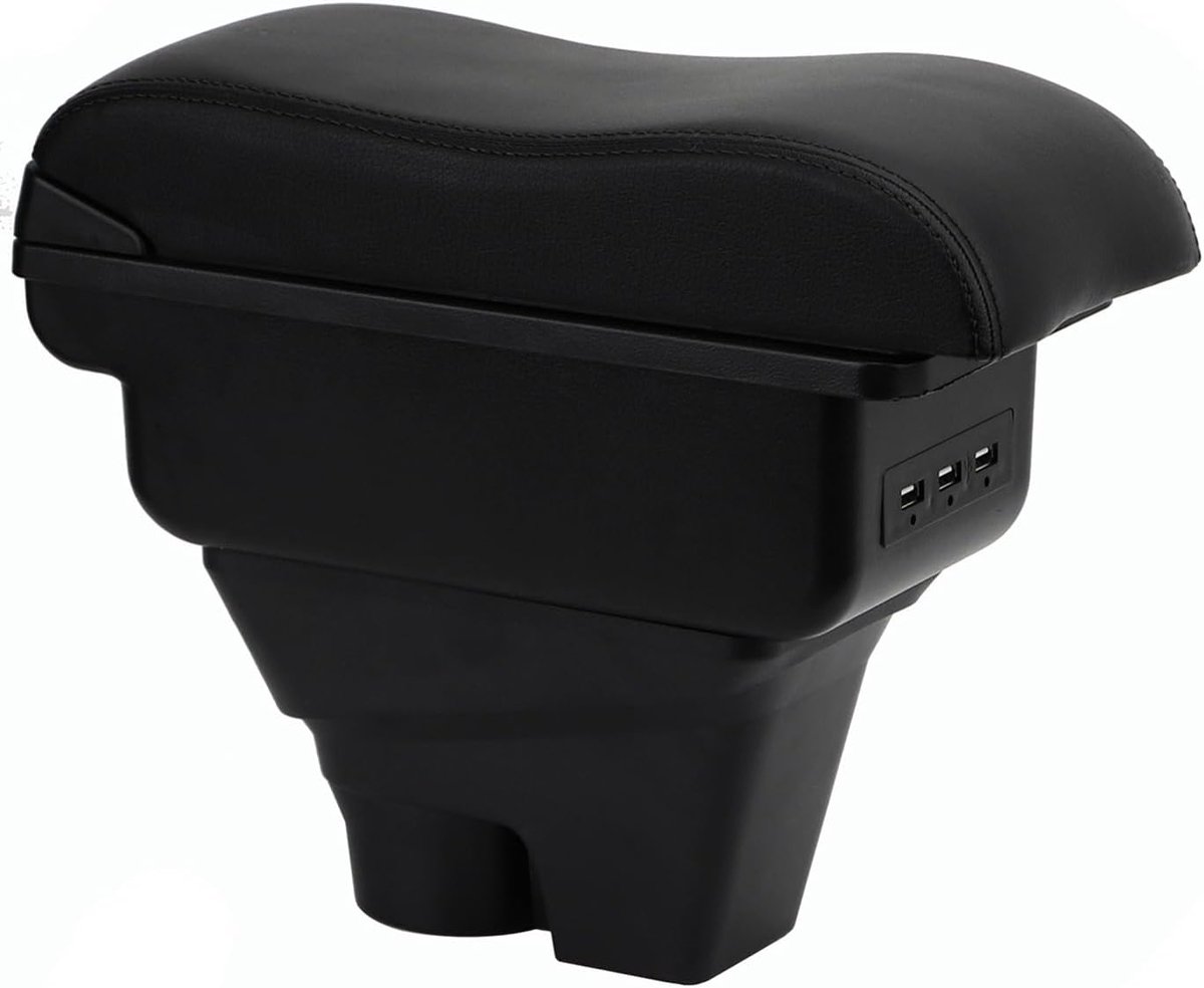 Armsteun vervanging Citroen C3 MK3 2016-2024 - Kunststof en leer - USB-poorten - Gemakkelijk te installeren - ShopVlot