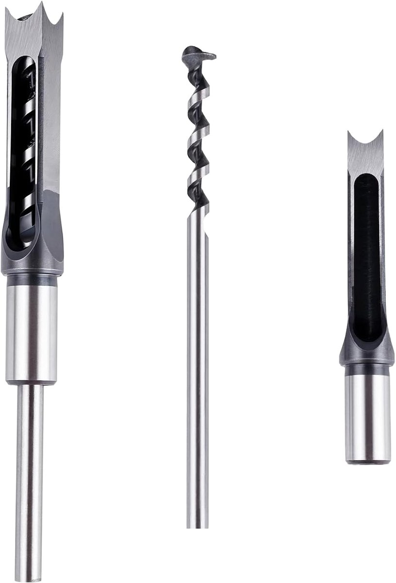 Houtboor vierkant gat 16 mm - HSS - voor freesmachine - perfect voor precisiewerk - ShopVlot