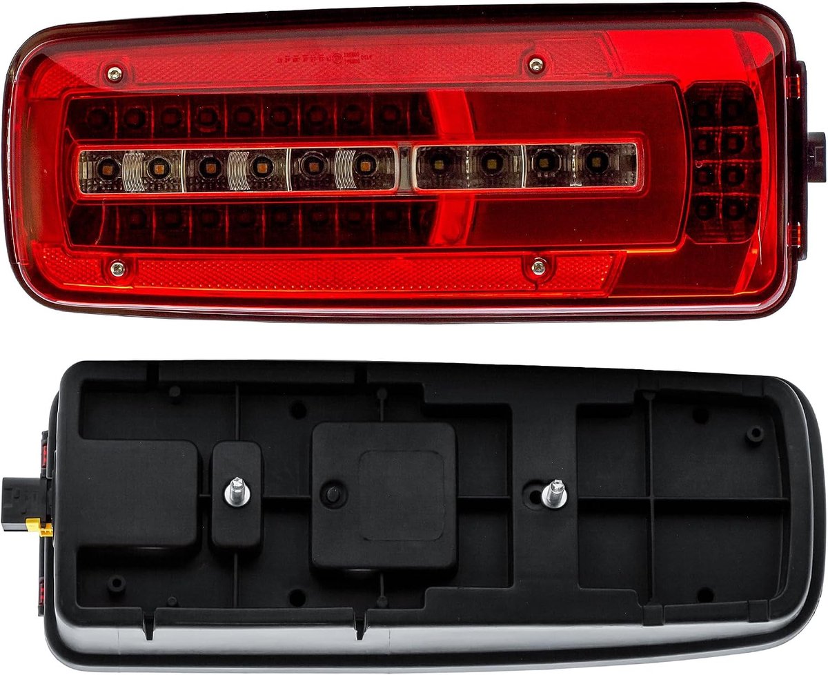 Achterspeigel LED achterlicht 24V - compleet met buzzer - voor DAF CF XF XG XD truck - ShopVlot