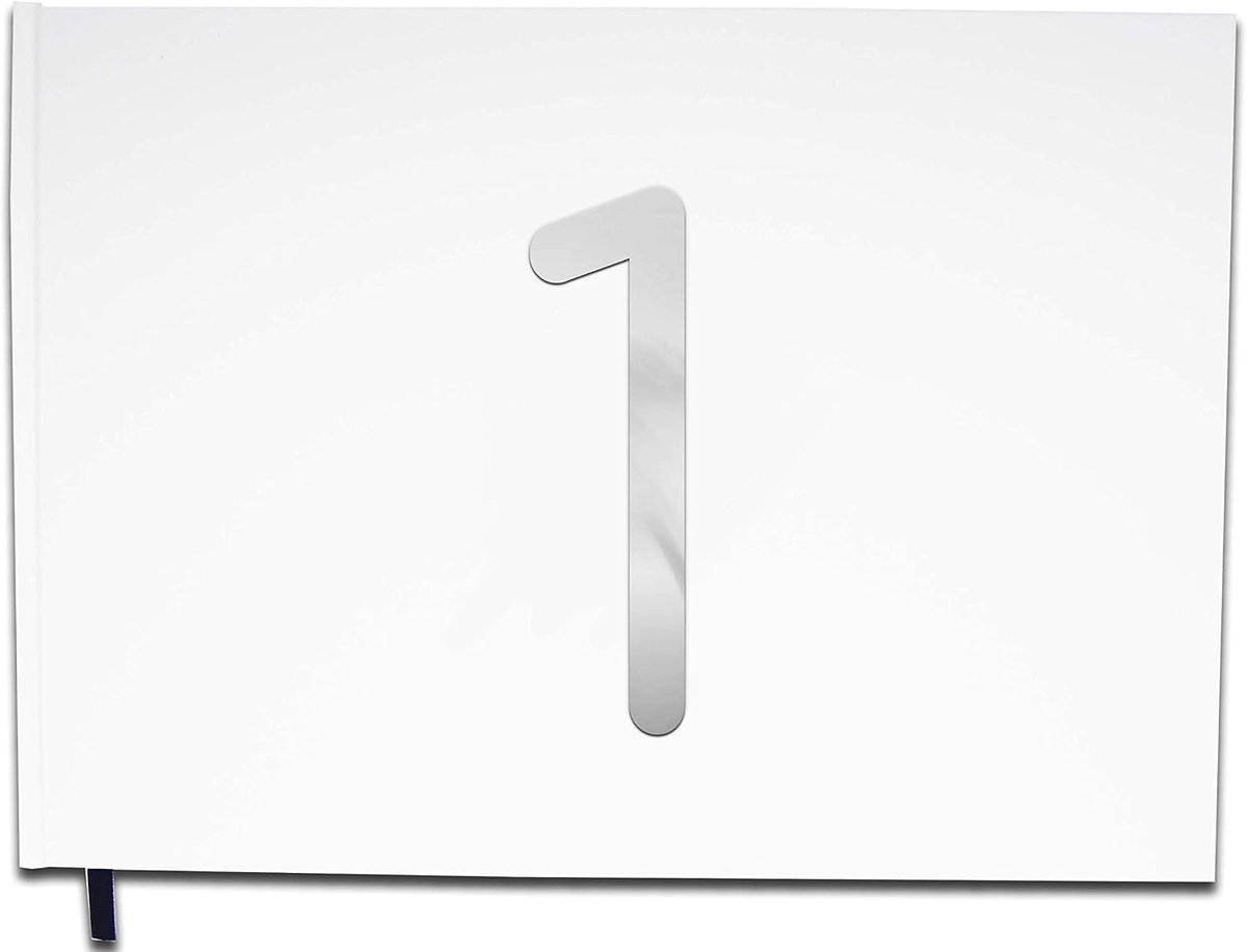 Gastenboek 1 jaar - 100 pagina's - premium kwaliteit - perfect voor bruiloften en verjaardagen - ShopVlot