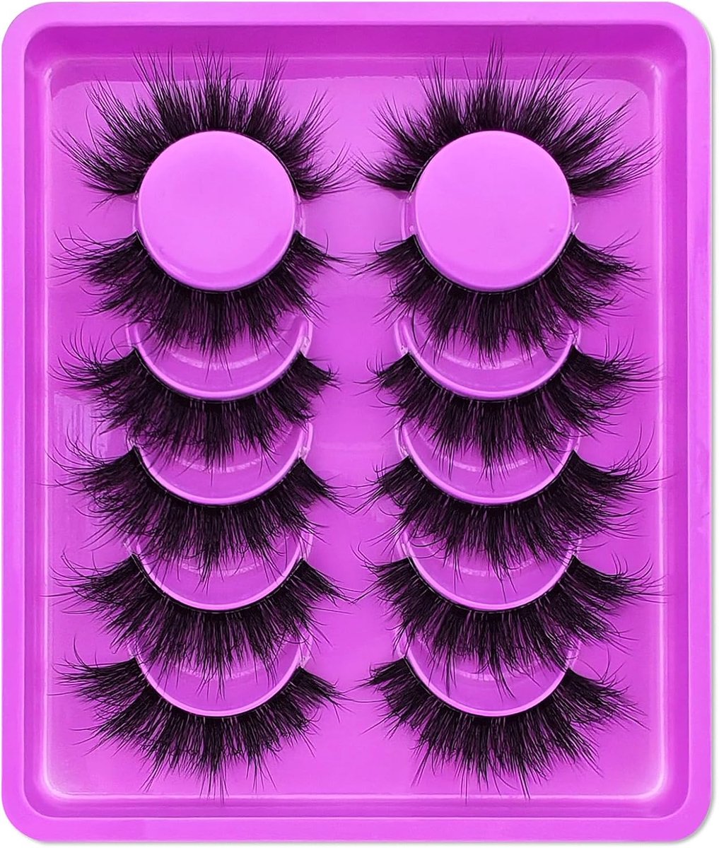 Nepwimpers 6 Paar - Cat Eye 15 mm - D Curly Wispy - Fluffy en natuurlijk effect - ShopVlot