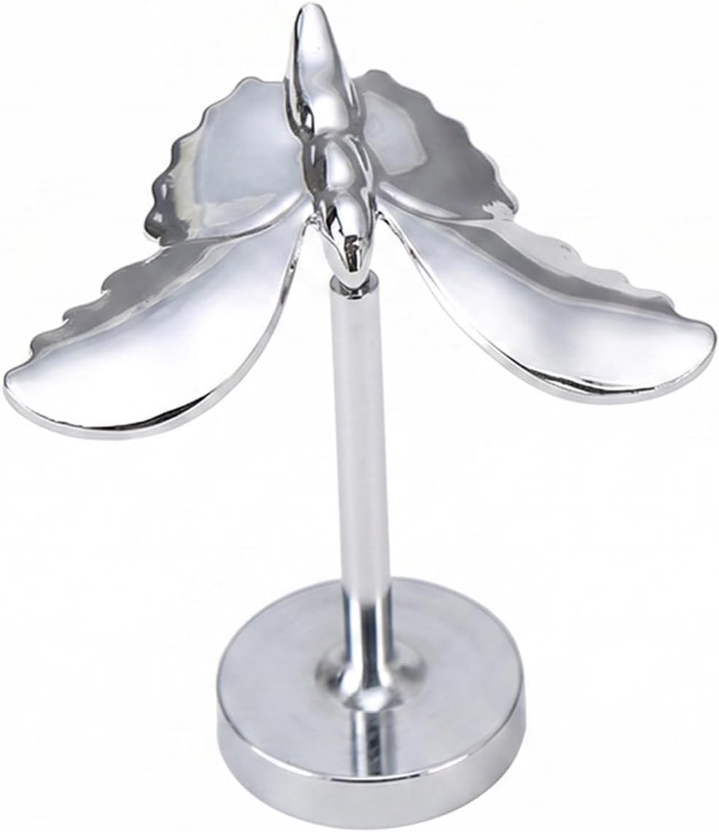 Bierflesopener vlinderdesign - roestvrij staal - compact en ergonomisch - praktisch voor bar en keuken - ShopVlot
