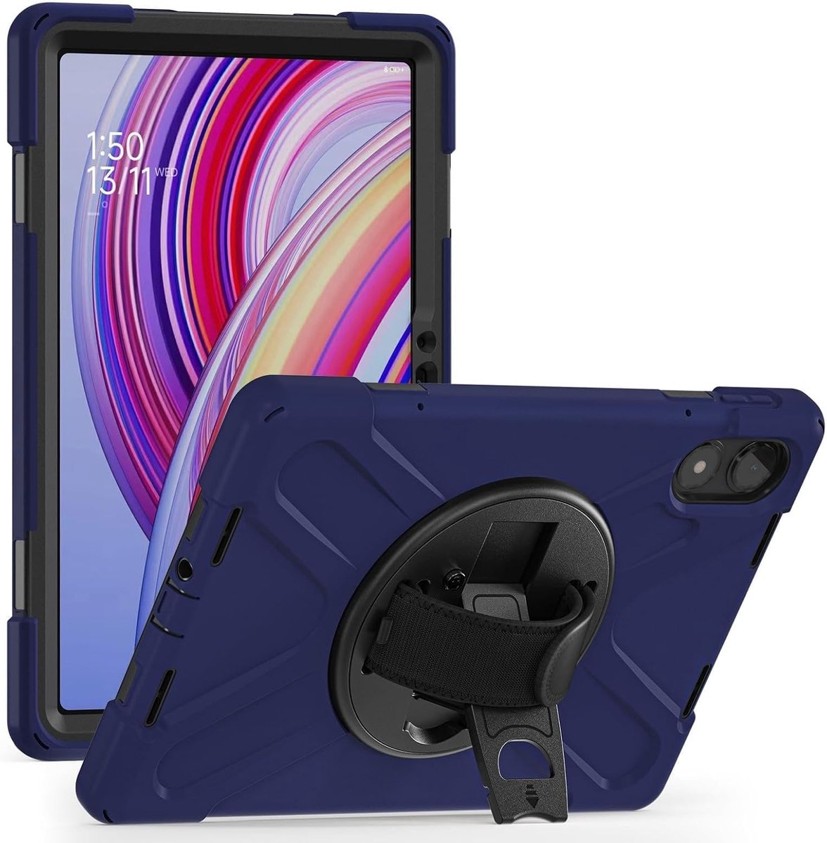 Hoes voor Redmi Pad Pro 12.1 - Schokbestendig - 360° Draaibare Kickstand - Volledige Bescherming - ShopVlot