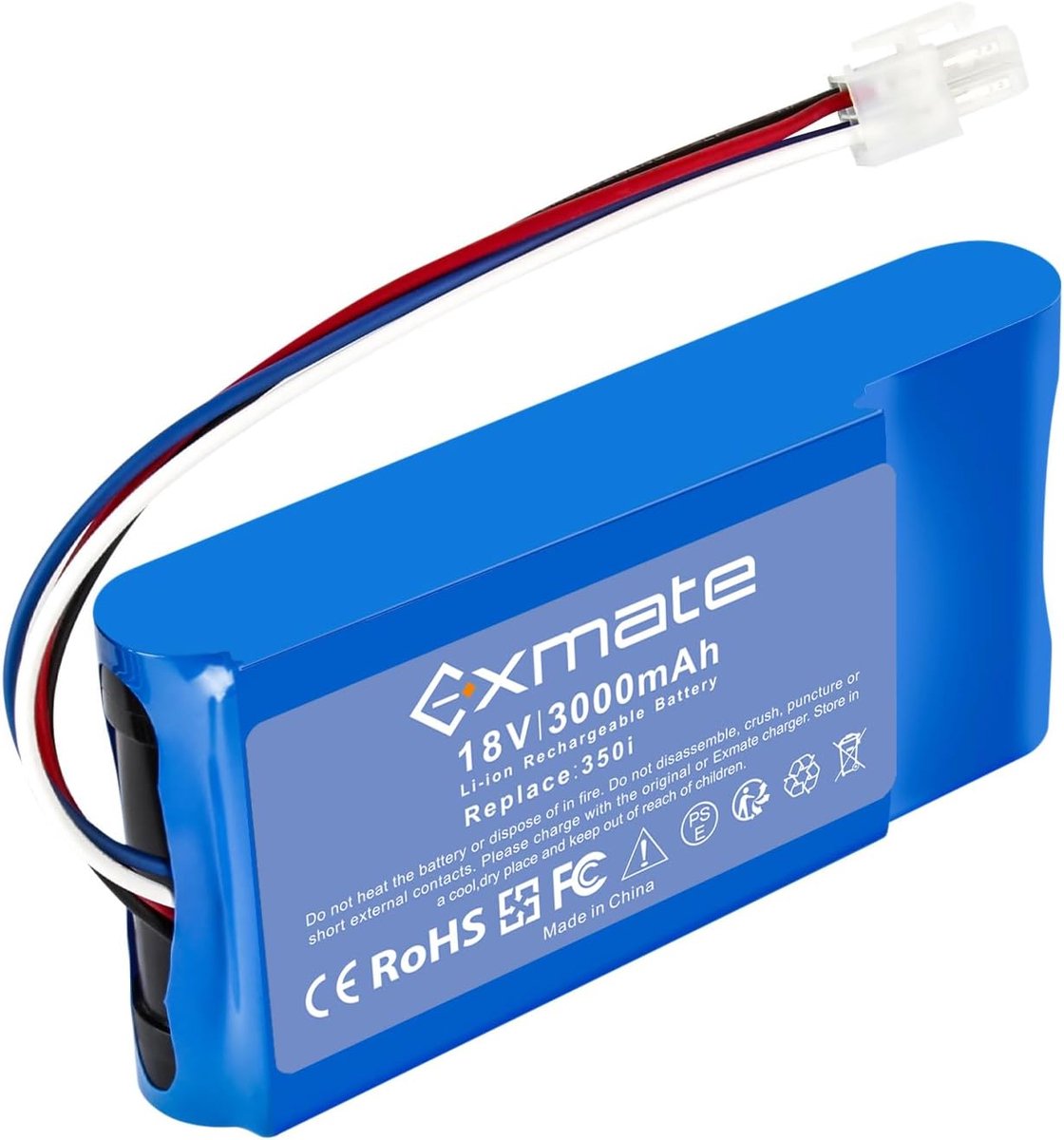 Lithium-ion accu 18V 3000mAh - hoge capaciteit - voor robotmaaiers - langdurige energie - ShopVlot