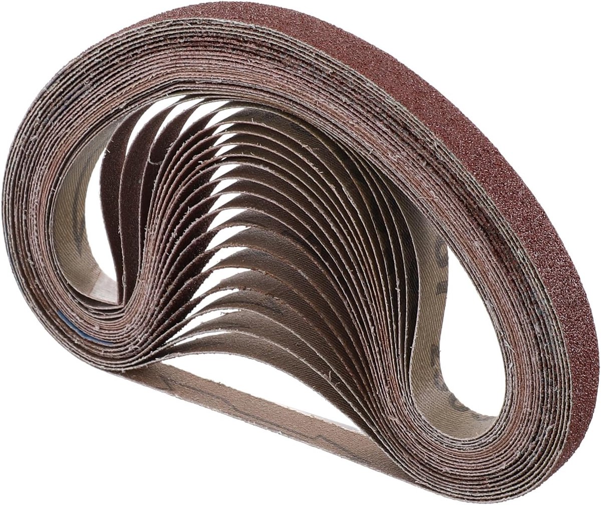 Schuurbanden set 20 stuks - Aluminiumoxide - Duurzaam en slijtvast - Ideaal voor houtbewerking - ShopVlot