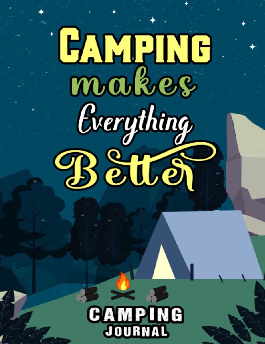 Camping journal en logboek - ideaal voor het bijhouden van campings - perfect voor lange termijn kampeerders - ShopVlot