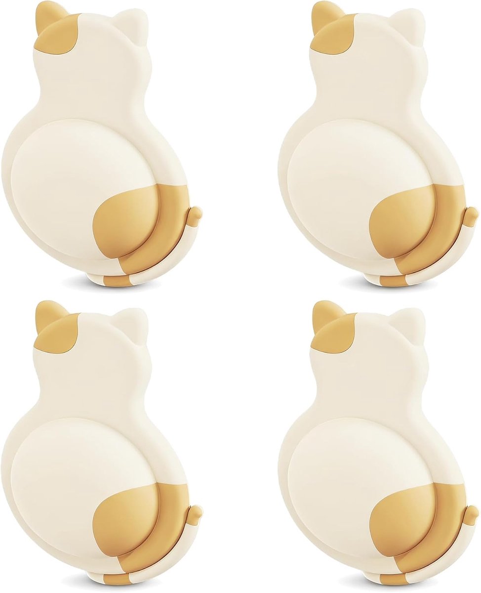 Deurstopper zelfklevend 55 x 80 mm - siliconen schattige dierenfiguren - wandbescherming - voorkomt deurschade - ShopVlot